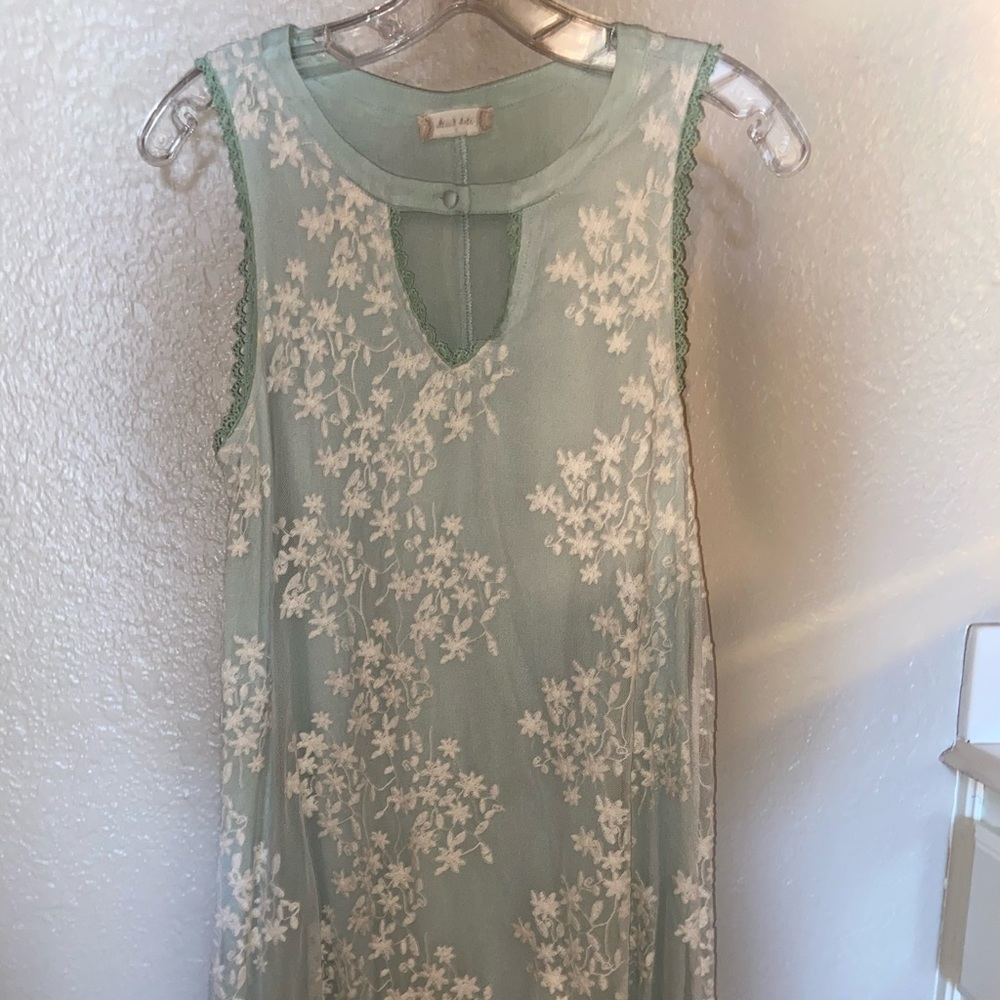ADORABLE TEAL DRESS